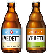 VEDETT ホワイトとIPA